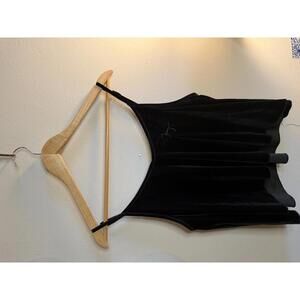 VICTORIA'S SECRET PINK VELVET CROP CAMI TANK TOP size L